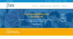Desktop Screenshot of ifs-schweinfurt.de